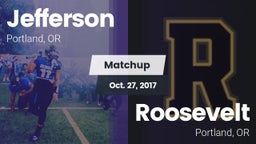 Matchup: Jefferson vs. Roosevelt  2017