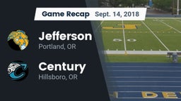 Recap: Jefferson  vs. Century  2018