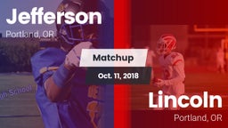 Matchup: Jefferson vs. Lincoln  2018