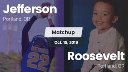 Matchup: Jefferson vs. Roosevelt  2018