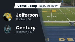 Recap: Jefferson  vs. Century  2019