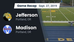 Recap: Jefferson  vs. Madison  2019