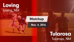 Matchup: Loving vs. Tularosa  2016