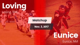Matchup: Loving vs. Eunice  2017