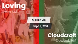 Matchup: Loving vs. Cloudcroft  2018