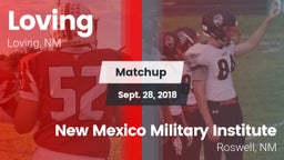 Matchup: Loving vs. New Mexico Military Institute 2018