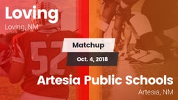 Matchup: Loving vs. Artesia Public Schools 2018