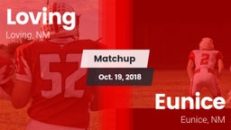 Matchup: Loving vs. Eunice  2018