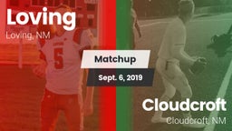 Matchup: Loving vs. Cloudcroft  2019