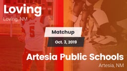 Matchup: Loving vs. Artesia Public Schools 2019