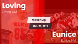 Matchup: Loving vs. Eunice  2019