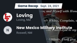 Recap: Loving  vs. New Mexico Military Institute 2021