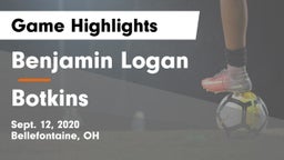Benjamin Logan  vs Botkins Game Highlights - Sept. 12, 2020