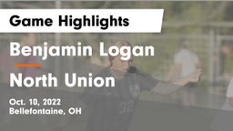 Benjamin Logan  vs North Union  Game Highlights - Oct. 10, 2022