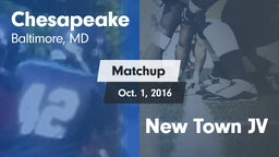 Matchup: Chesapeake vs. New Town JV 2016