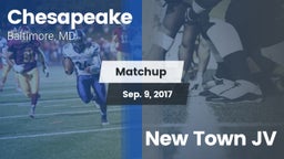 Matchup: Chesapeake vs. New Town JV 2017