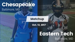Matchup: Chesapeake vs. Eastern Tech  2017