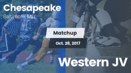 Matchup: Chesapeake vs. Western JV 2017