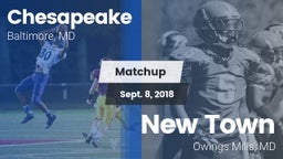 Matchup: Chesapeake vs. New Town  2018