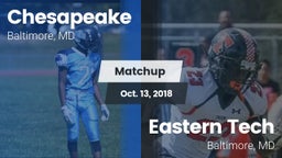 Matchup: Chesapeake vs. Eastern Tech  2018