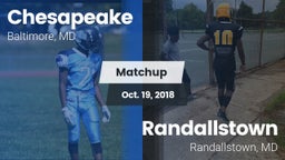 Matchup: Chesapeake vs. Randallstown  2018