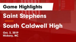 Saint Stephens  vs South Caldwell High Game Highlights - Oct. 2, 2019