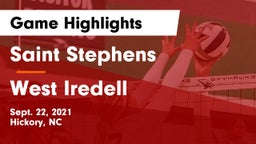 Saint Stephens  vs West Iredell  Game Highlights - Sept. 22, 2021