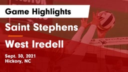 Saint Stephens  vs West Iredell  Game Highlights - Sept. 30, 2021