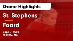 St. Stephens  vs Foard  Game Highlights - Sept. 7, 2023
