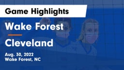 Wake Forest  vs Cleveland  Game Highlights - Aug. 30, 2022