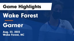 Wake Forest  vs Garner  Game Highlights - Aug. 22, 2023