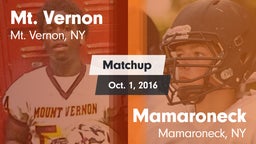 Matchup: Mt. Vernon vs. Mamaroneck  2016
