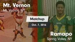 Matchup: Mt. Vernon vs. Ramapo  2016
