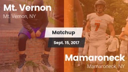 Matchup: Mt. Vernon vs. Mamaroneck  2017