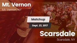 Matchup: Mt. Vernon vs. Scarsdale  2017