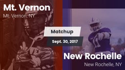 Matchup: Mt. Vernon vs. New Rochelle  2017