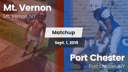Matchup: Mt. Vernon vs. Port Chester  2018