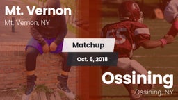 Matchup: Mt. Vernon vs. Ossining  2018