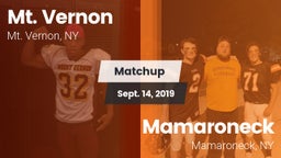 Matchup: Mt. Vernon vs. Mamaroneck  2019
