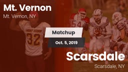 Matchup: Mt. Vernon vs. Scarsdale  2019