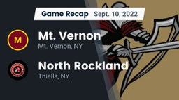 Recap: Mt. Vernon  vs. North Rockland  2022