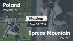Matchup: Poland  vs. Spruce Mountain  2016