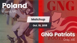 Matchup: Poland  vs. GNG Patriots 2018