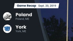 Recap: Poland  vs. York  2019