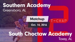 Matchup: Southern Academy vs. South Choctaw Academy  2016