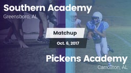 Matchup: Southern Academy vs. Pickens Academy  2017