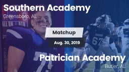 Matchup: Southern Academy vs. Patrician Academy  2019