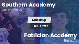 Matchup: Southern Academy vs. Patrician Academy  2020