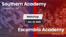 Matchup: Southern Academy vs. Escambia Academy  2020