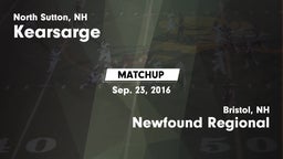 Matchup: Kearsarge vs. Newfound Regional  2016